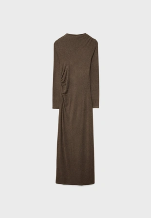 Трикотажное платье миди- Заказать в России