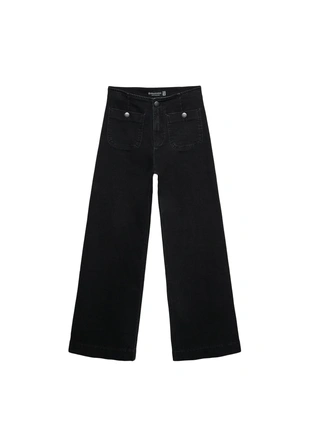 Джинсы D77 в минималистичном стиле с карманами- Заказать в России