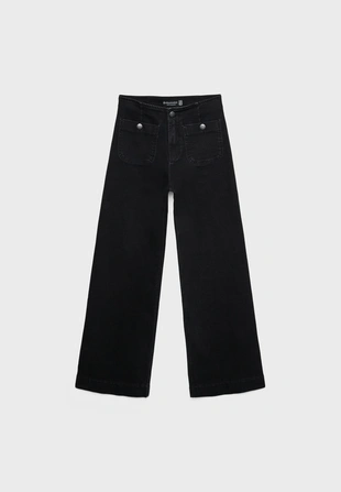 Джинсы D77 в минималистичном стиле с карманами- Заказать в России