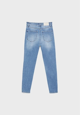 Джинсы скинни D09 с очень высокой посадкой- Заказать в России