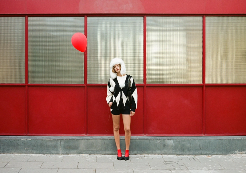 Короткие шорты в ромб из трикотажа