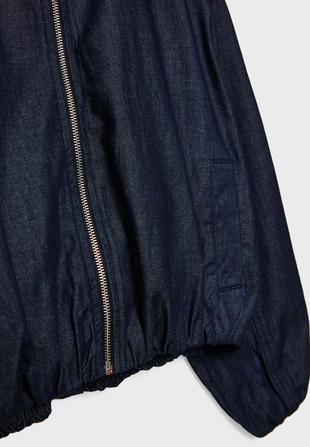 Джинсовая куртка-буф- Заказать в России