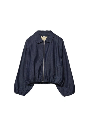 Джинсовая куртка-буф- Заказать в России