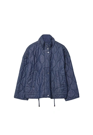 Стеганая джинсовая куртка- Заказать в России