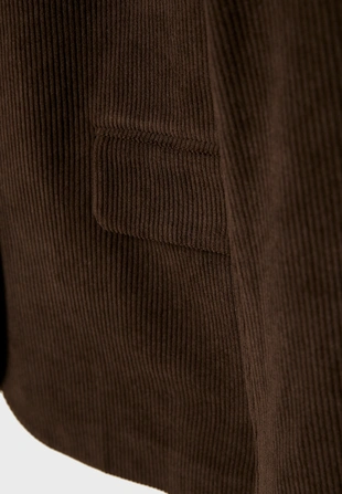 Пиджак классического кроя из вельвета- Заказать в России