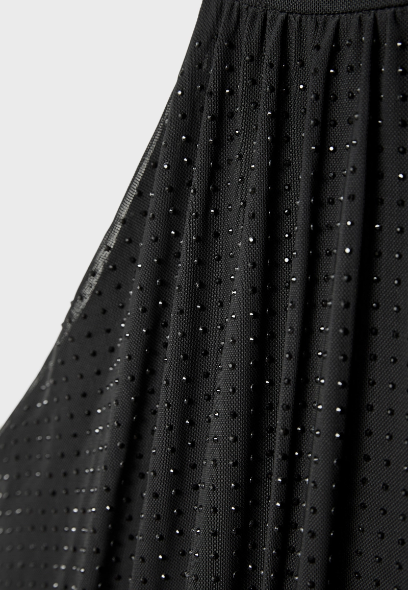 Боди с блестящей отделкой и горловиной халтер