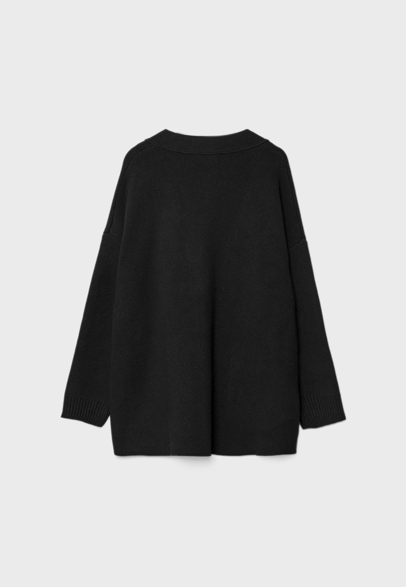 Кардиган стандартного кроя из трикотажа с пуговицами