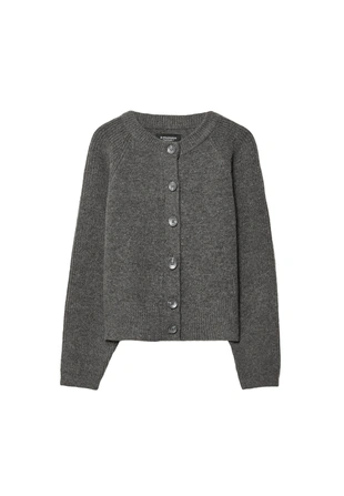 Вязаный жакет на пуговицах- Заказать в России