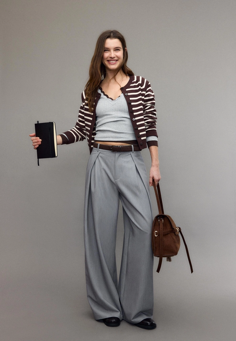 Трикотажный кардиган с пуговицами и рукавами реглан