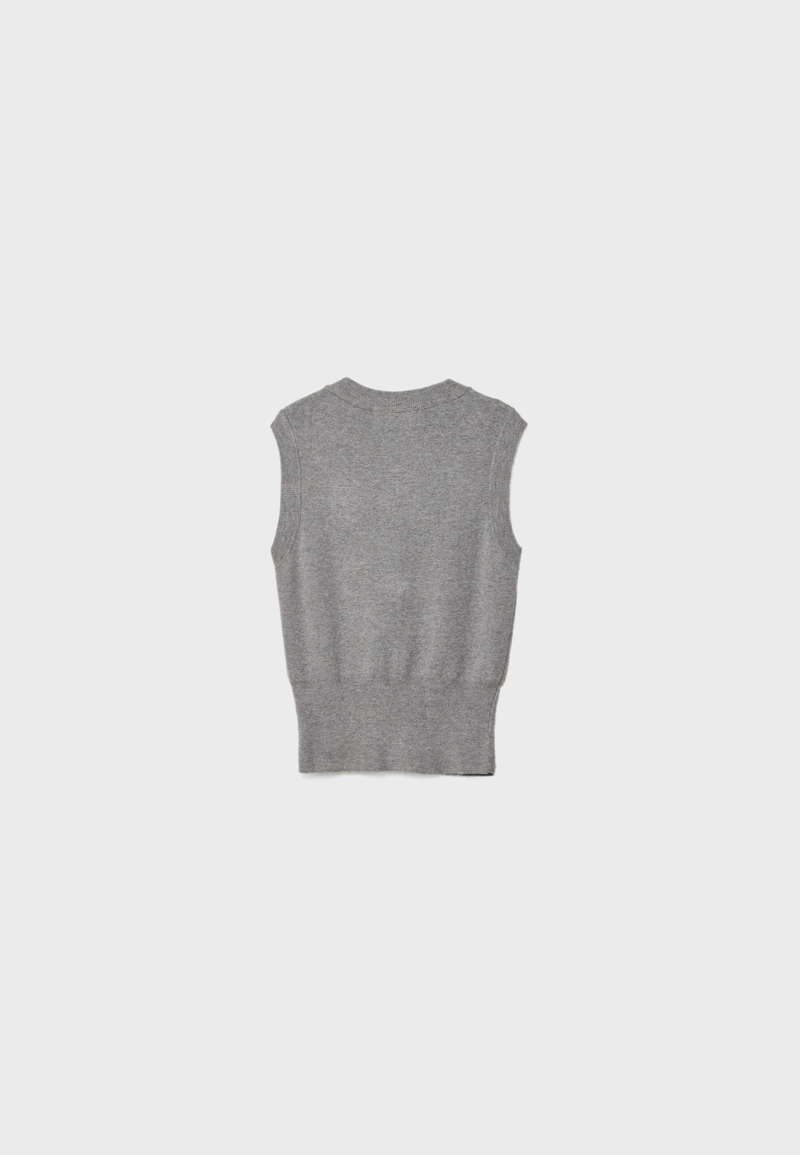 Трикотажный жилет на пуговицах