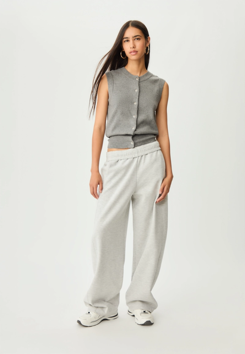 Трикотажный жилет на пуговицах