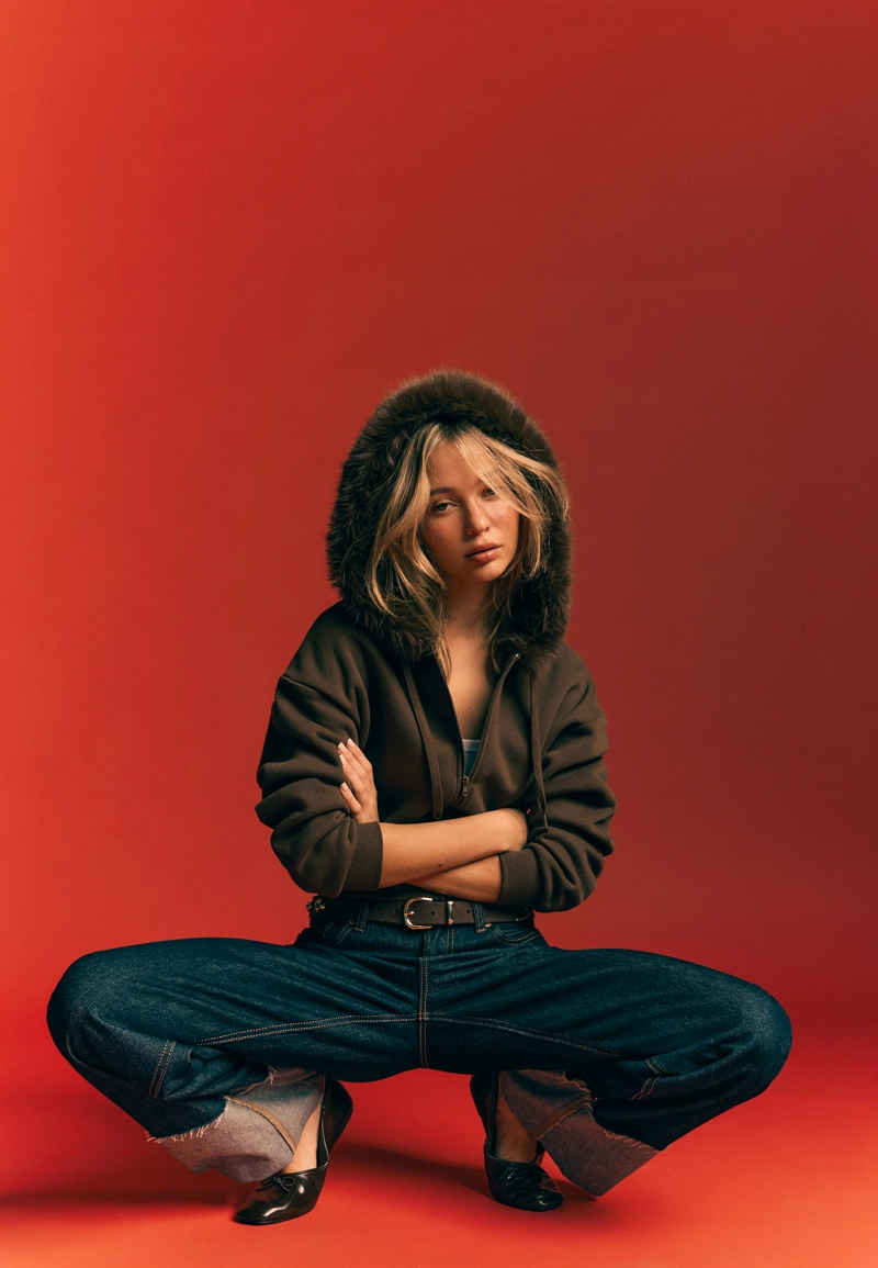 Худи из искусственного меха