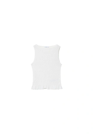 Футболка с оборками и сборками- Заказать в России