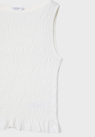 Футболка с оборками и сборками- Заказать в России