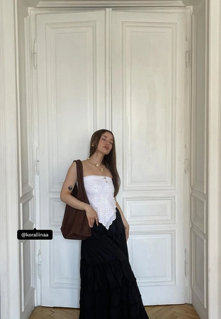 Колье-лариат с цветком- Заказать в России