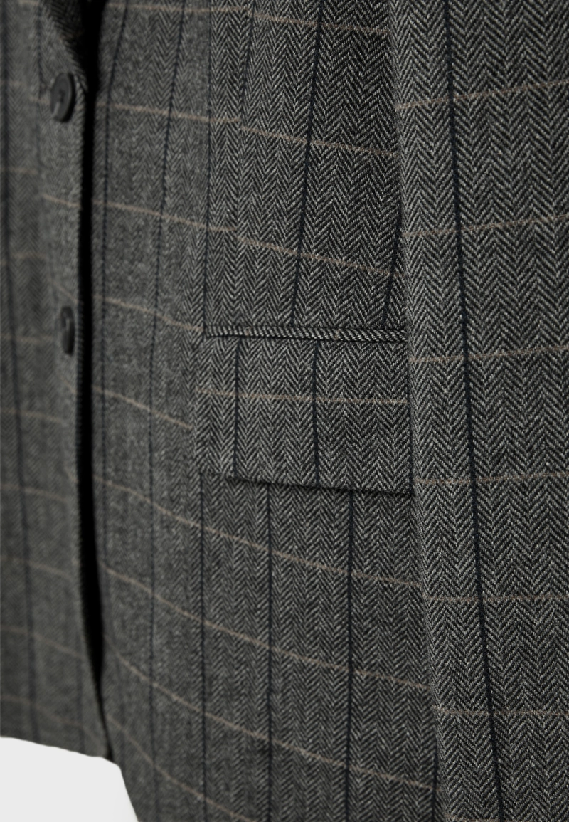 Пиджак оверсайз в клетку