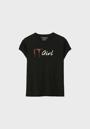 Облегающая футболка IT GIRL- Заказать в России