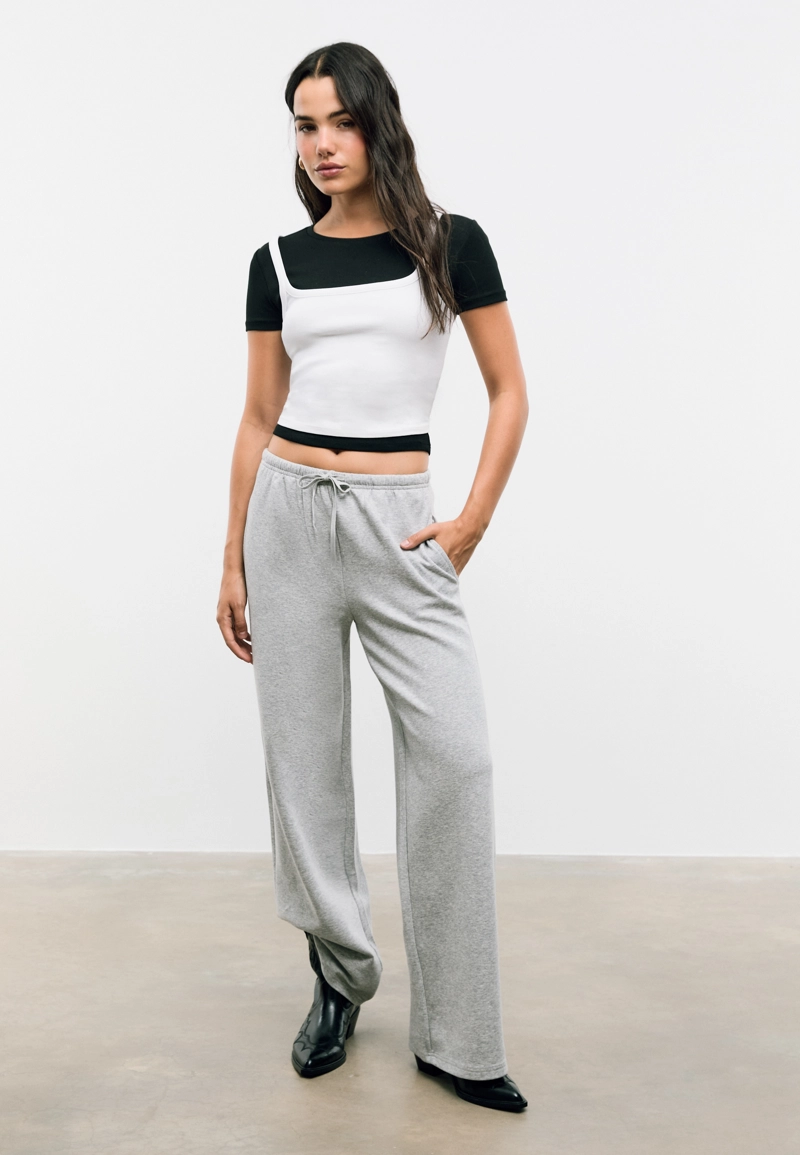 Брюки-джоггеры со шнурками