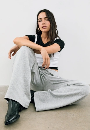 Брюки-джоггеры со шнурками- Заказать в России