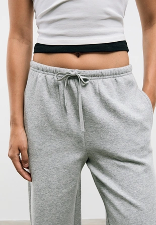 Брюки-джоггеры со шнурками- Заказать в России