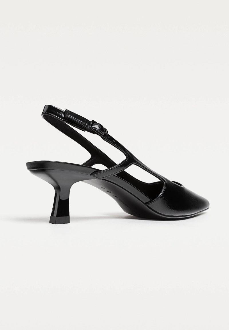 Туфли-слингбэки на каблуке kitten heel