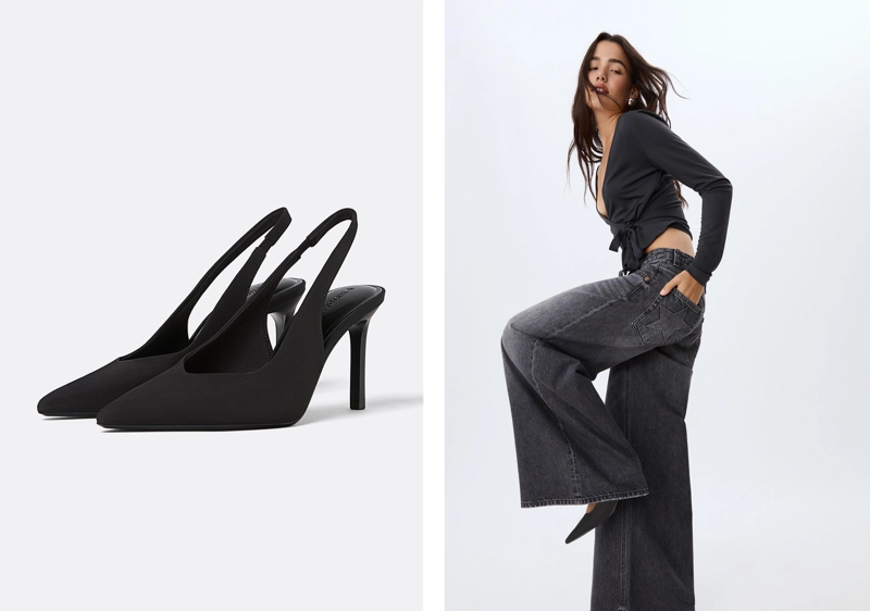 Базовые туфли-лодочки без задника