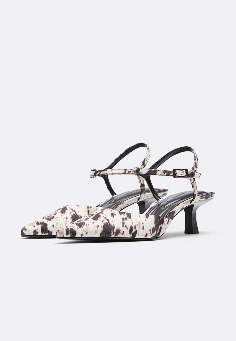 Туфли-лодочки с принтом