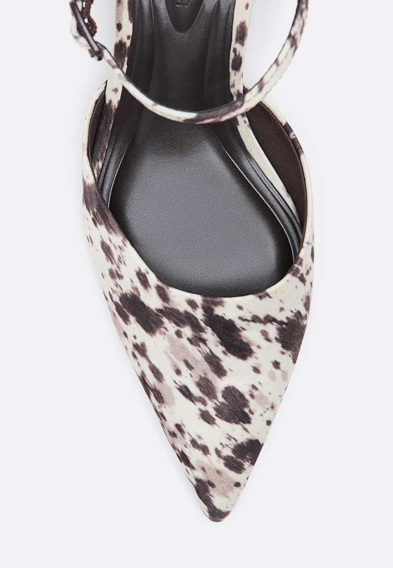 Туфли-лодочки с принтом