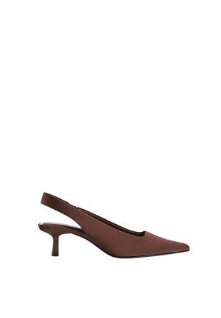 Туфли-слингбэки на низком каблуке- Заказать в России