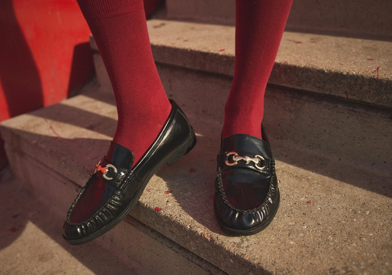 Мокасины с деталями