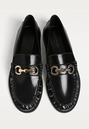 Мокасины с деталями- Заказать в России