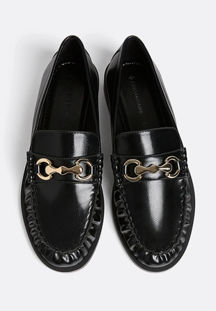 Мокасины с деталями- Заказать в России