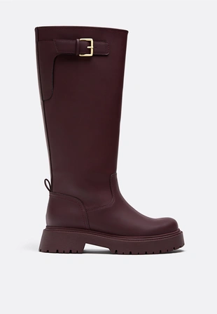 Резиновые сапоги на плоской подошве- Заказать в России