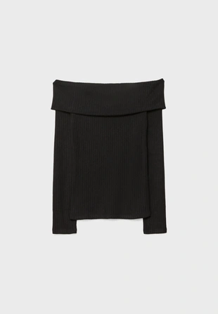 Футболка с открытыми плечами- Заказать в России