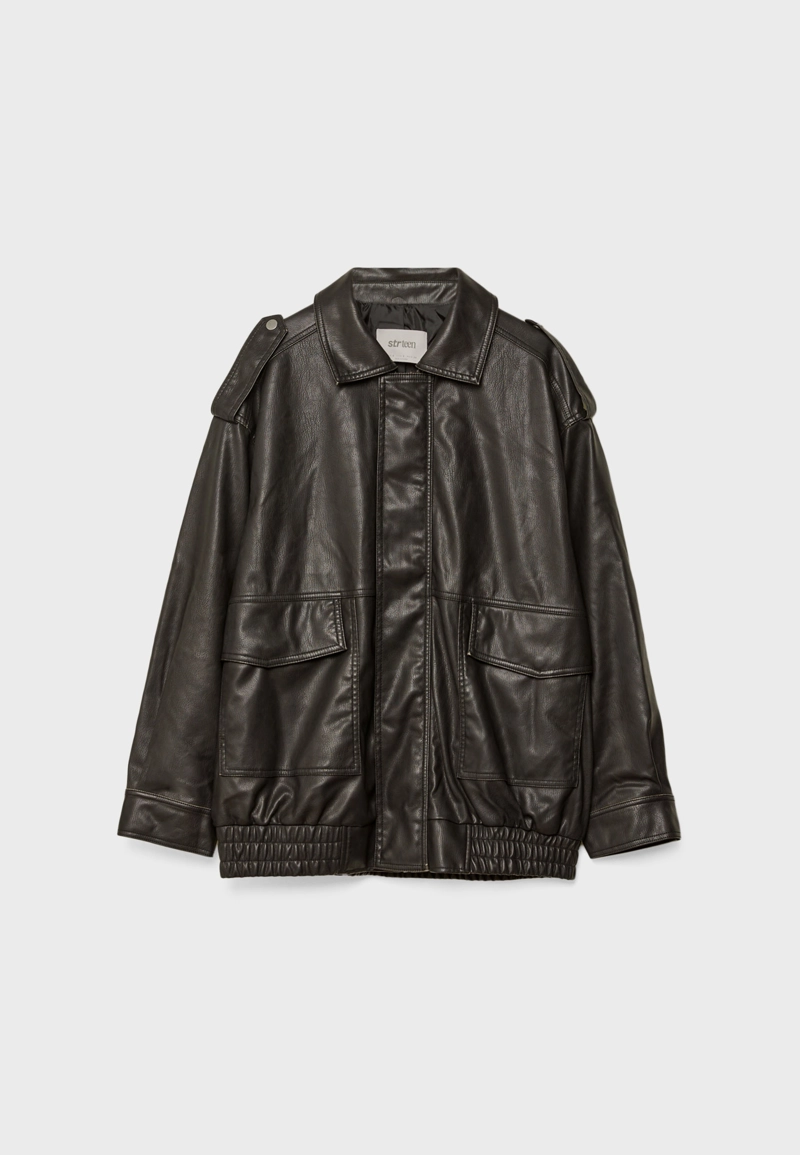 Куртка оверсайз с карманами