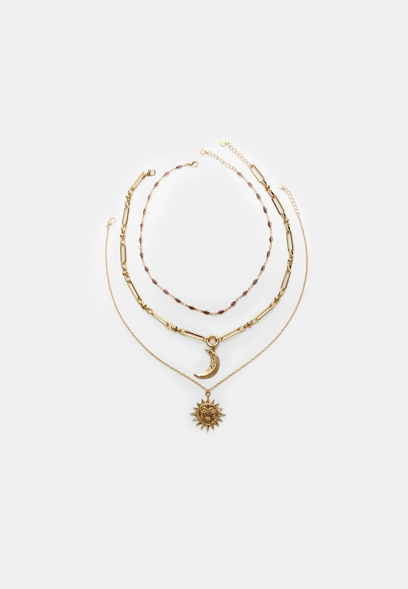 Набор из 3 кулонов «Луна и Солнце»