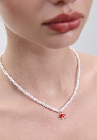 Набор из 3 кулонов: гриб и цветок- Заказать в России