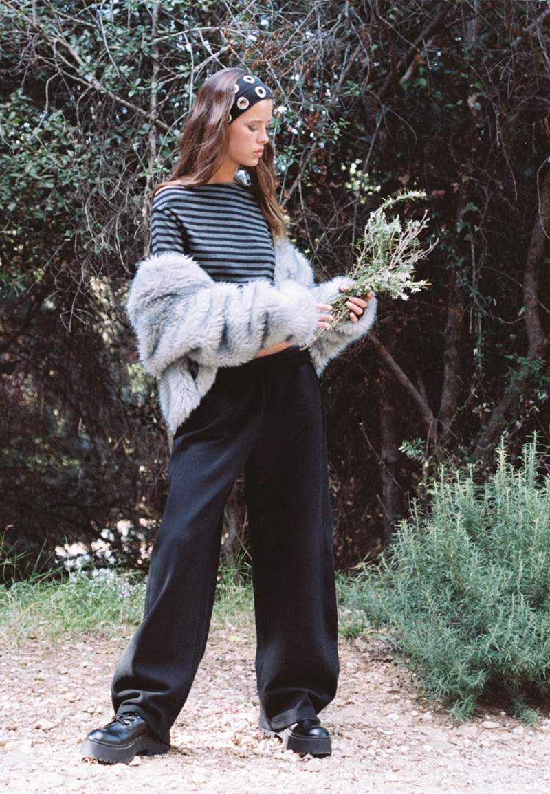 Брюки-бочки из флиса