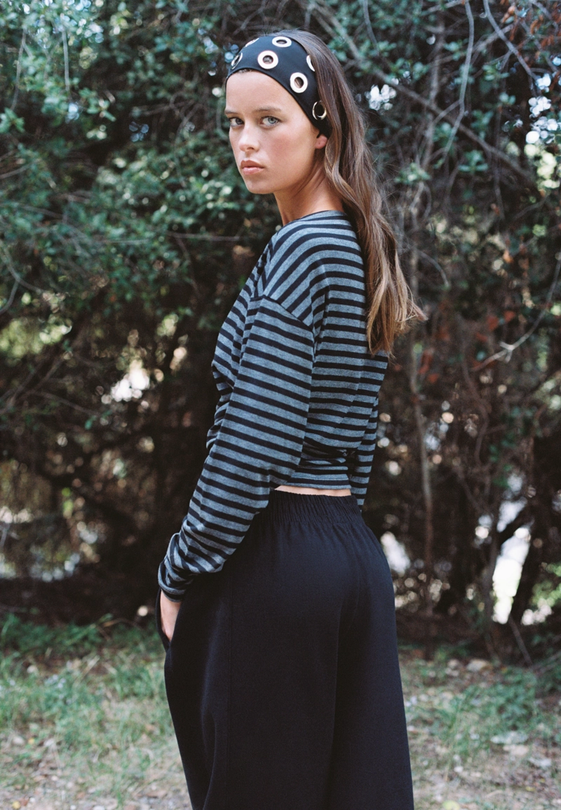 Брюки-бочки из флиса