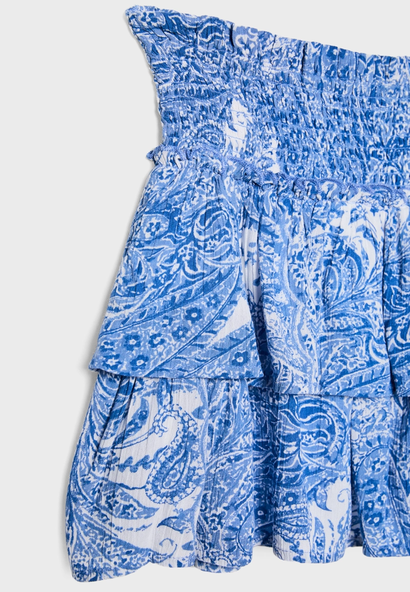 Юбка-брюки из струящейся ткани