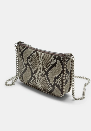 Мини-сумочка в горошек с анималистическим принтом- Заказать в России