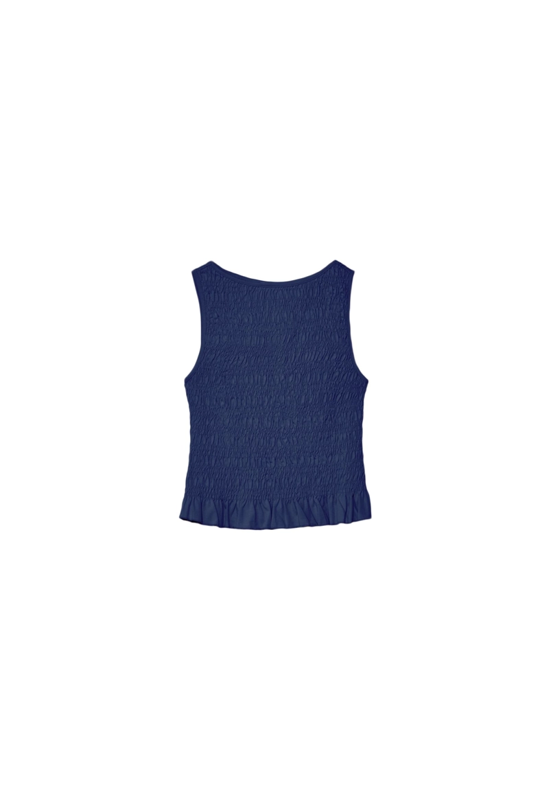 Футболка с оборками и сборками