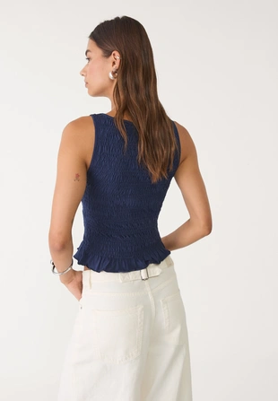 Футболка с оборками и сборками- Заказать в России