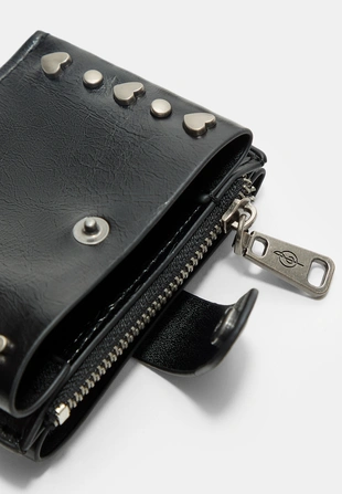 Картхолдер на молнии с заклепками- Заказать в России