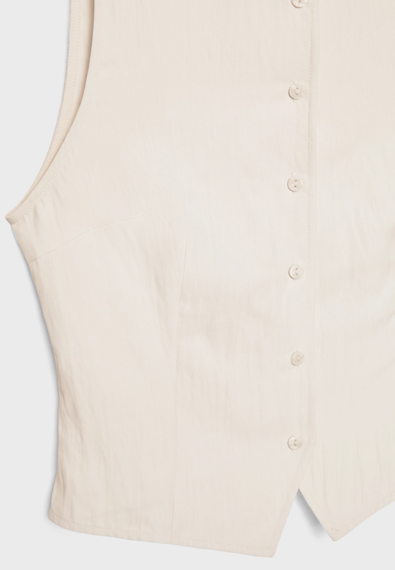 Текстурный топ на пуговицах