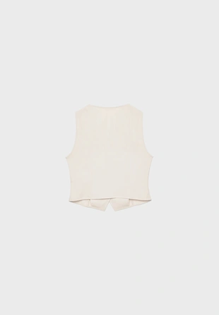 Текстурный топ на пуговицах- Заказать в России