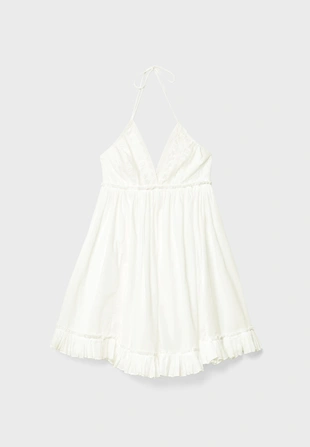 Короткое платье халтер свободного кроя- Заказать в России