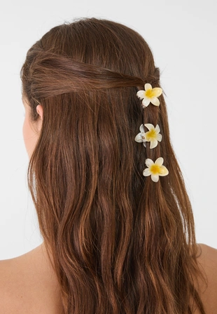 Набор из 6 мини-заколок в виде цветков- Заказать в России