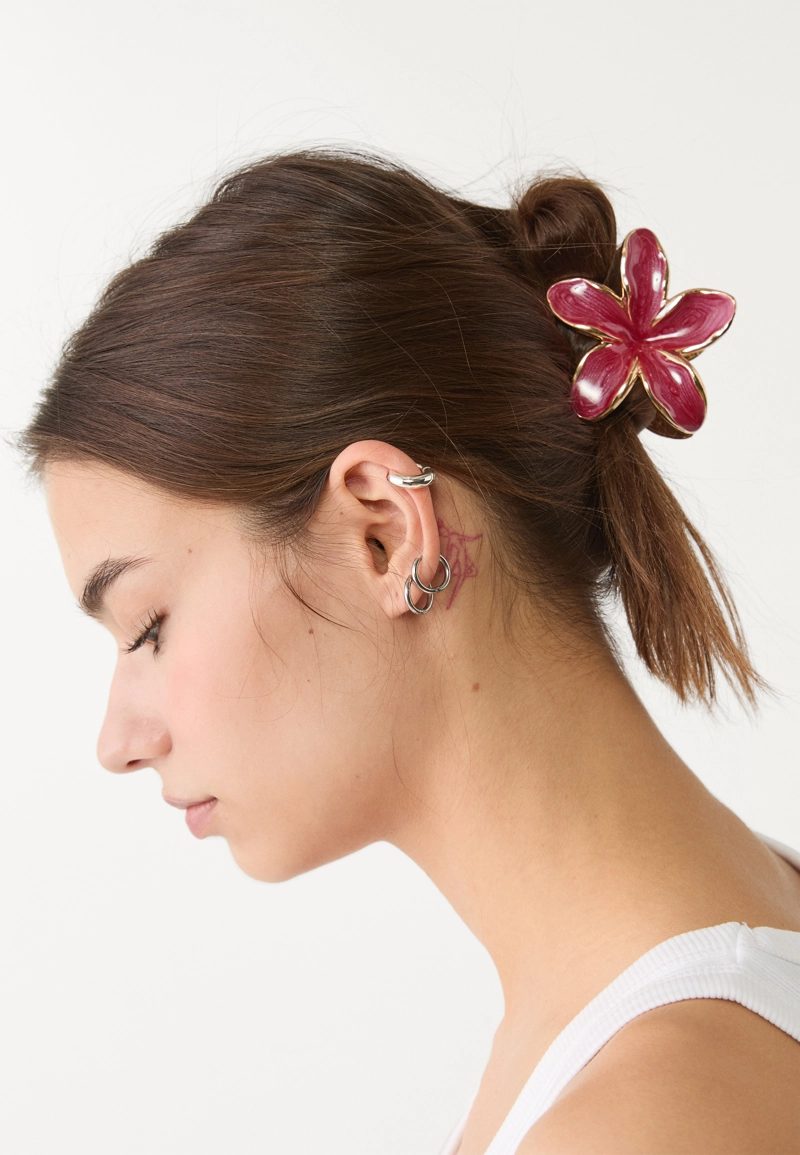 Набор из 3 заколок-цветов