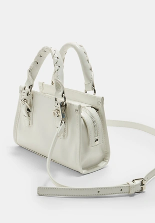 Сумка-мессенджер с плетеным ремешком- Заказать в России